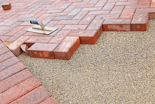Residential Paver Driveway in Rolling Hills Estates, CA
